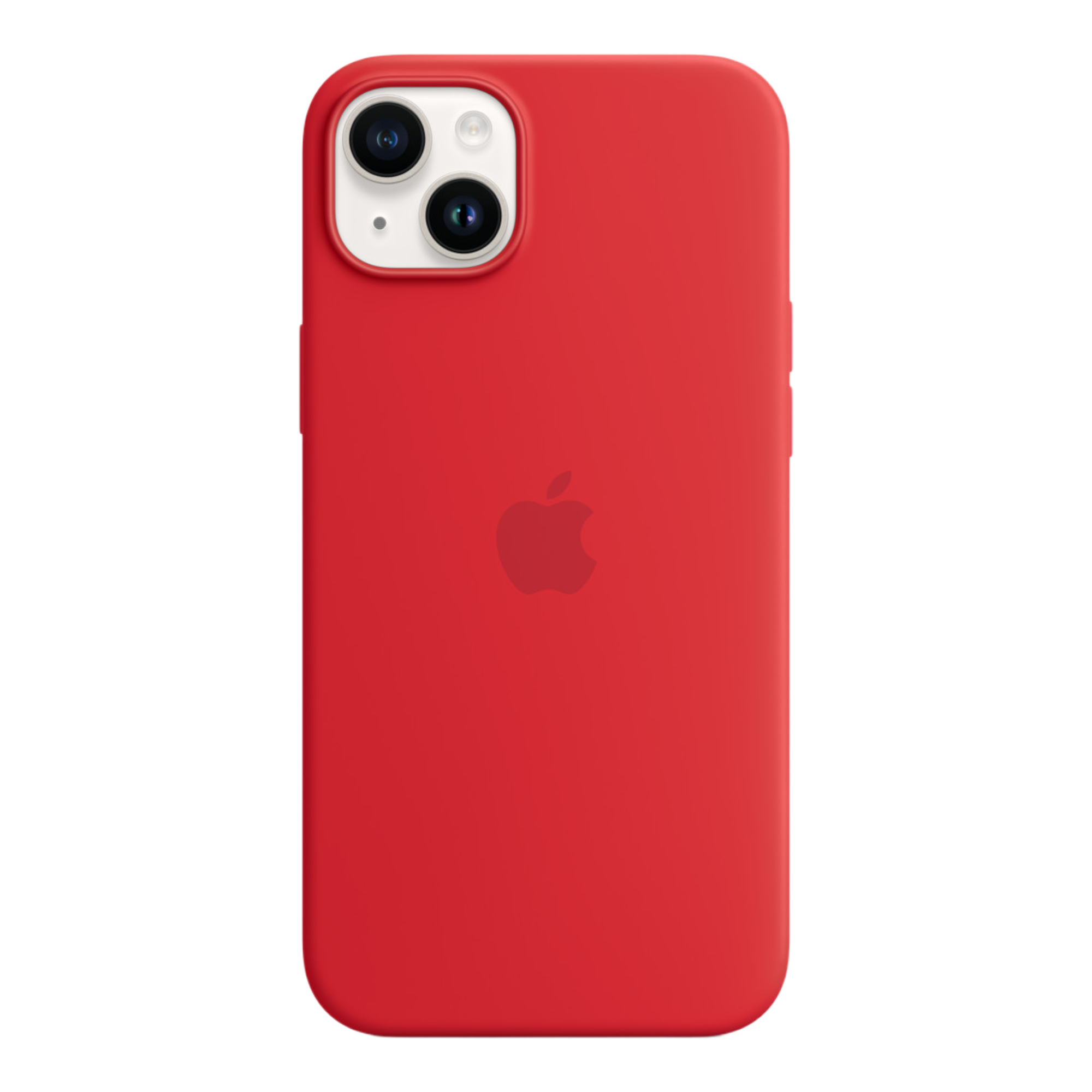 iPhone 14 Plus Silicone Case with MagSafe - (PRODUCT) RED - alAsil